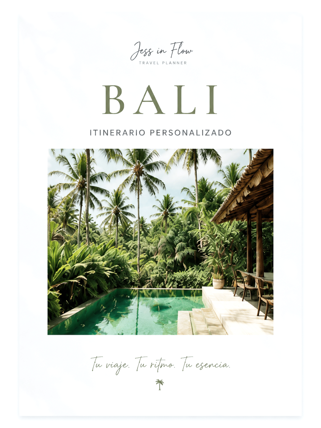 Ejemplo de itinerario personalizado para Bali diseñado por Jess in Flow