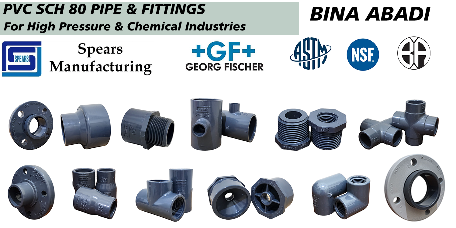 pvc sch 80 spears, upvc sch 80, pipa cpvc sch 80, pipa upvc sch 80, pipa pv sch 80, fitting upvc sch 80, fitting pvc sch 80, elbow 90 upvc sch 80, elbow pvc sch 80, vanstone flange upvcv sch 80, vanstone flange pvc ach 80, blind flange sch 80, tee