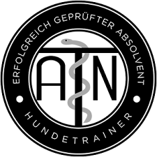 Logo Erfolgreich geprüfter Absolvent und 'Hundetrainer'