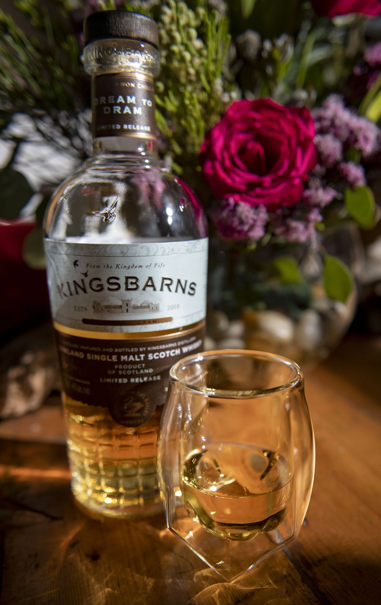 Product shots, Kingsbarns Whisky.