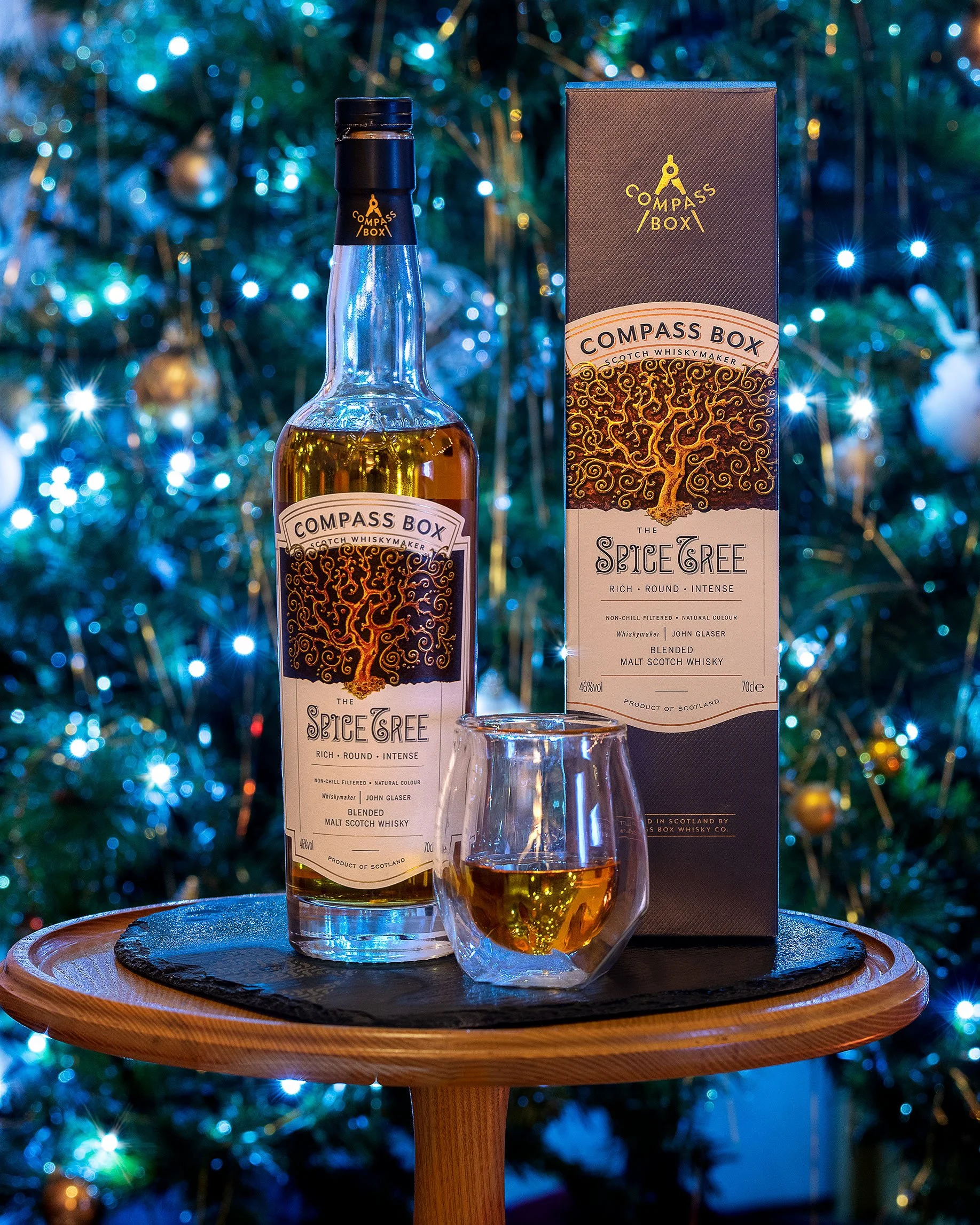 Spice Tree Whisky, product shot.