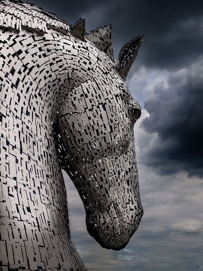 The Kelpies.