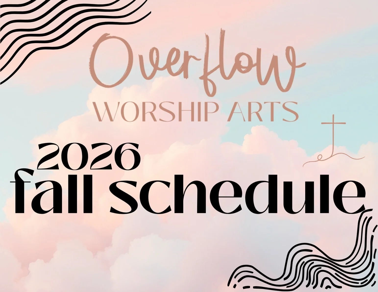 ✨🩰 Our Fall Schedule is HERE! 🎭✨

We are so excited to announce that the Fall 2026 schedule for Overflow Worship Arts is officially out! 🎉

From ballet and jazz to tap, musical theater, worship arts, and more &mdash; we can&rsquo;t wait to welcome