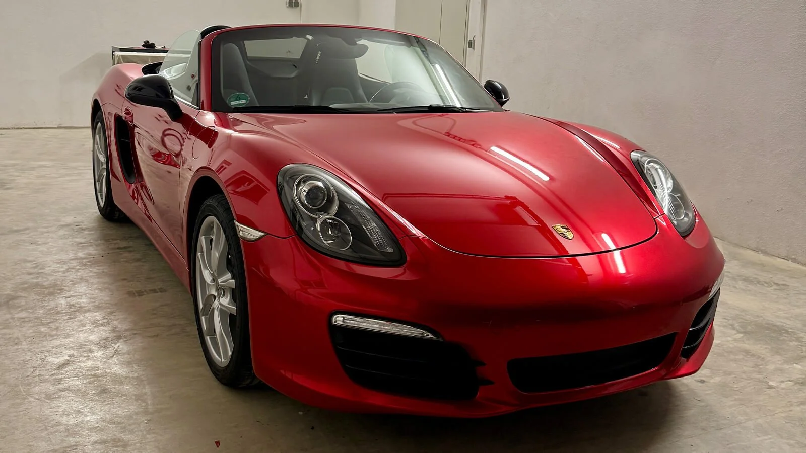 Porsche Boxster in True Blood foliert