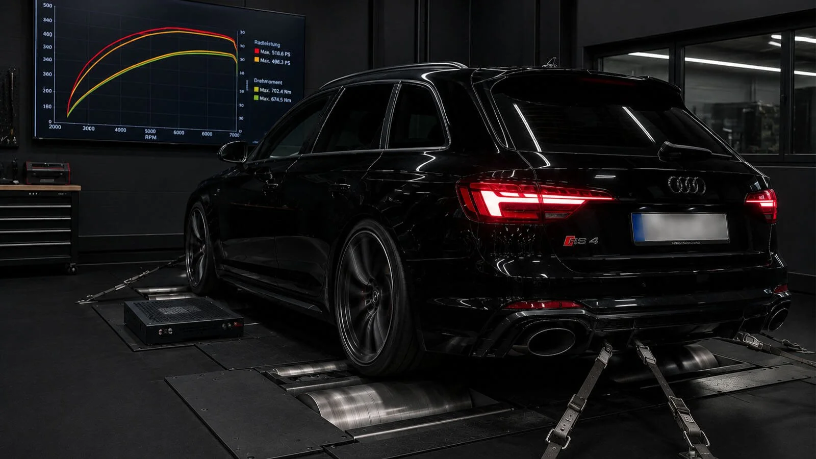 Leistungsmessung Audi