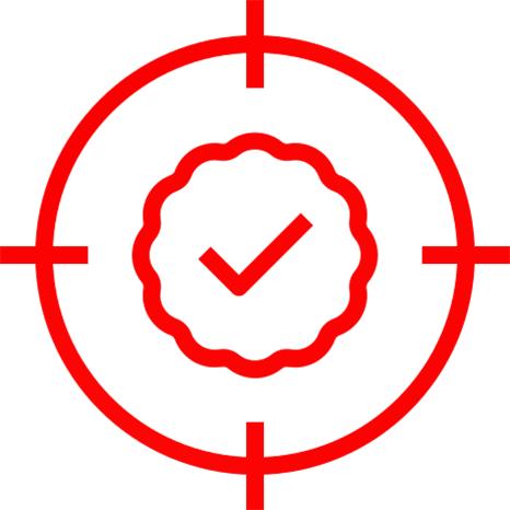 Icon Präzise Verarbeitung