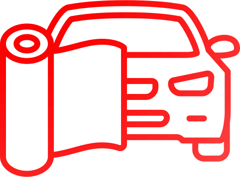 Icon Auto foliert