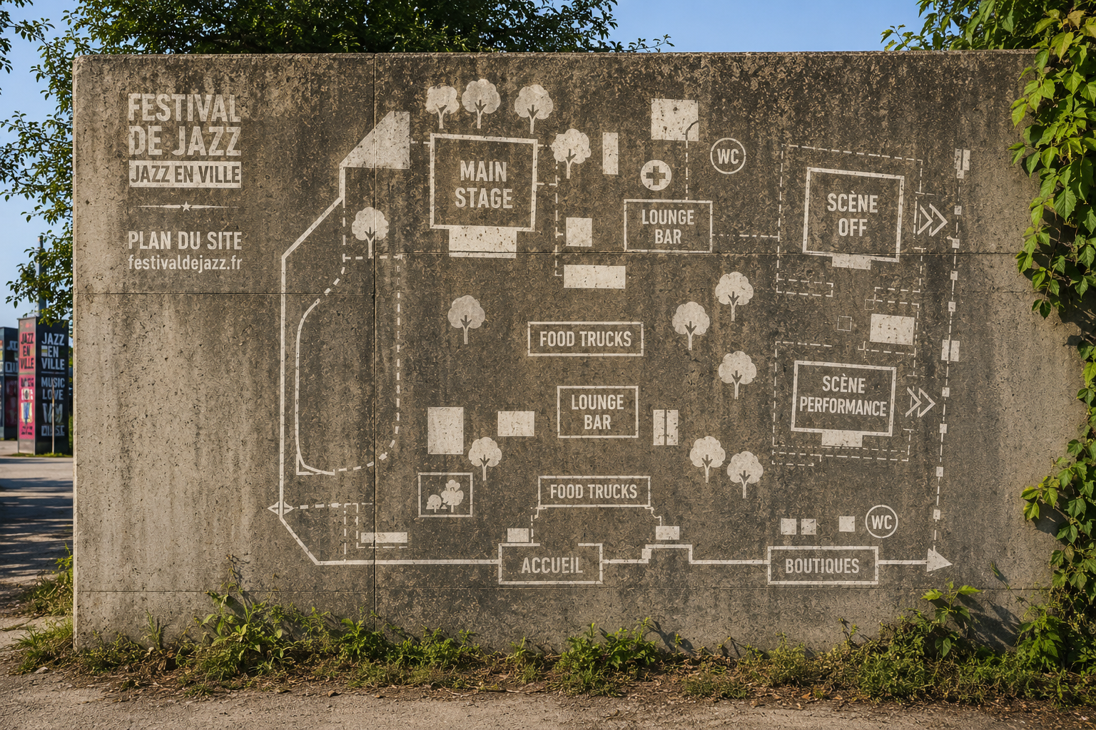 "Création de logo en reverse graffiti réalisée par Art Clean Design Herault"