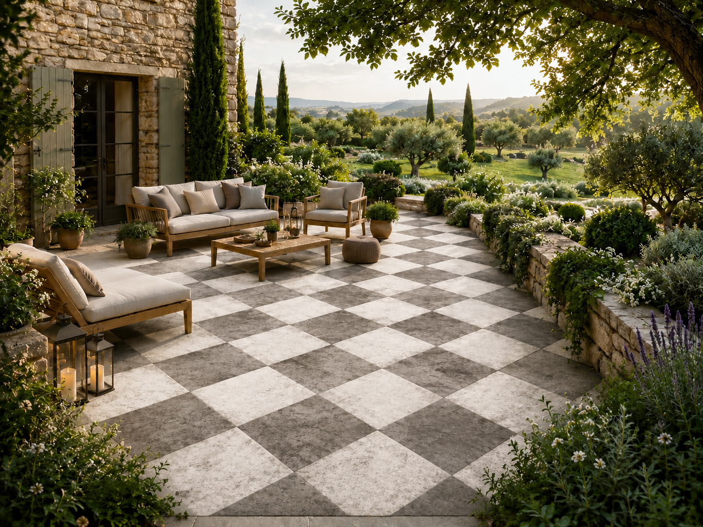 Etude de projet de Clean Design sur terrasse béton par Art Clean Design.fr