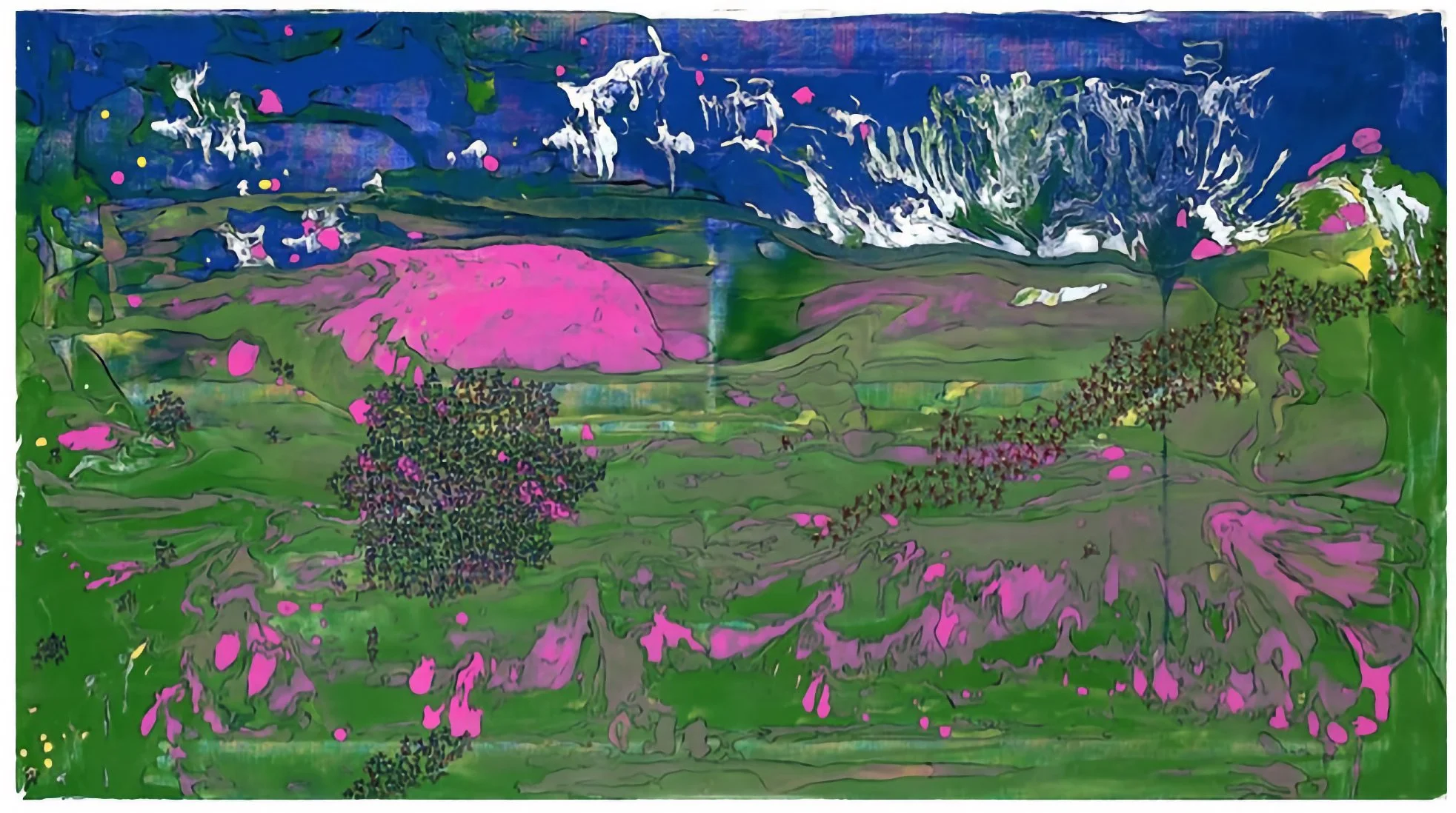 Battle of Aljubarrota, Mixed Media on Canvas, 67X130cm, 2000