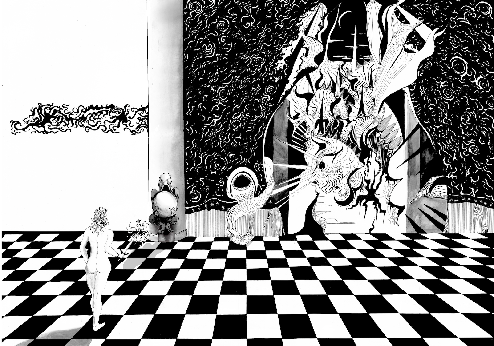 The Chamber of Psychic Death Art Print