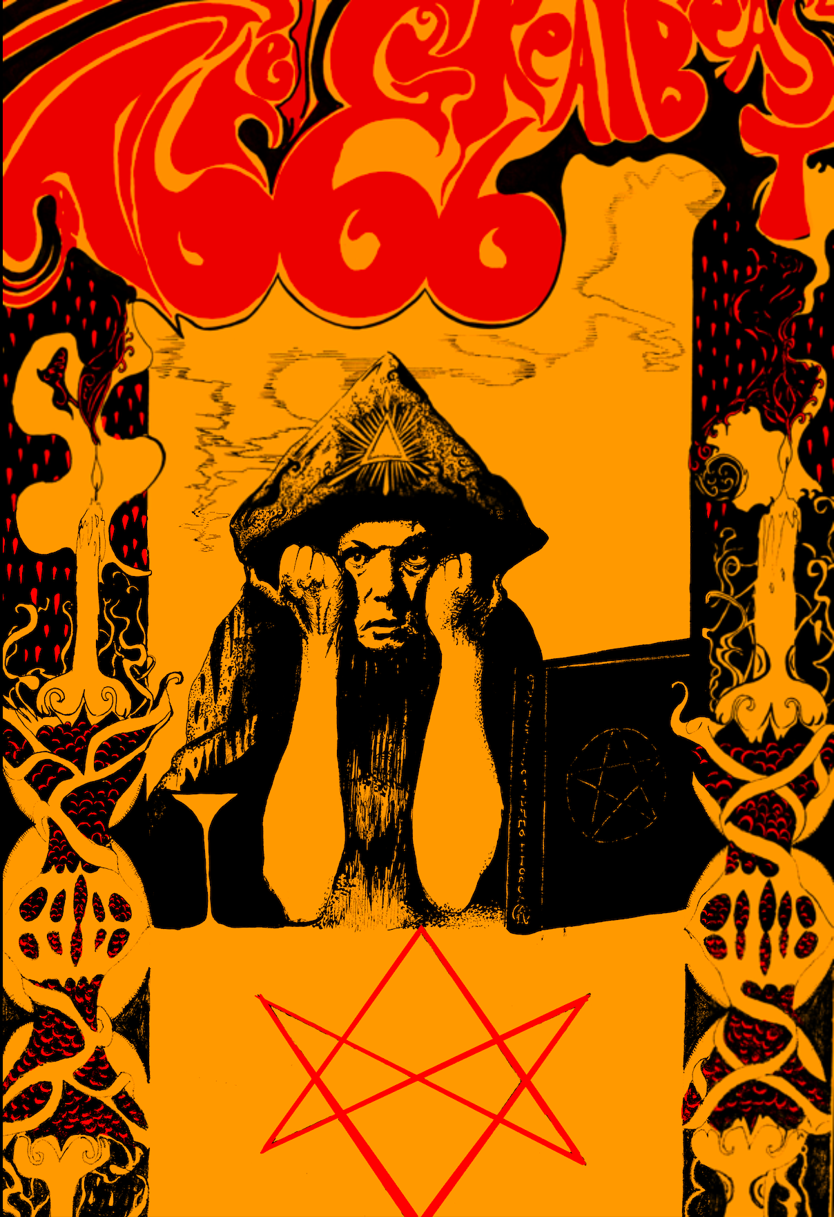 Aleister Crowley - The Great Beast 666 Portrait