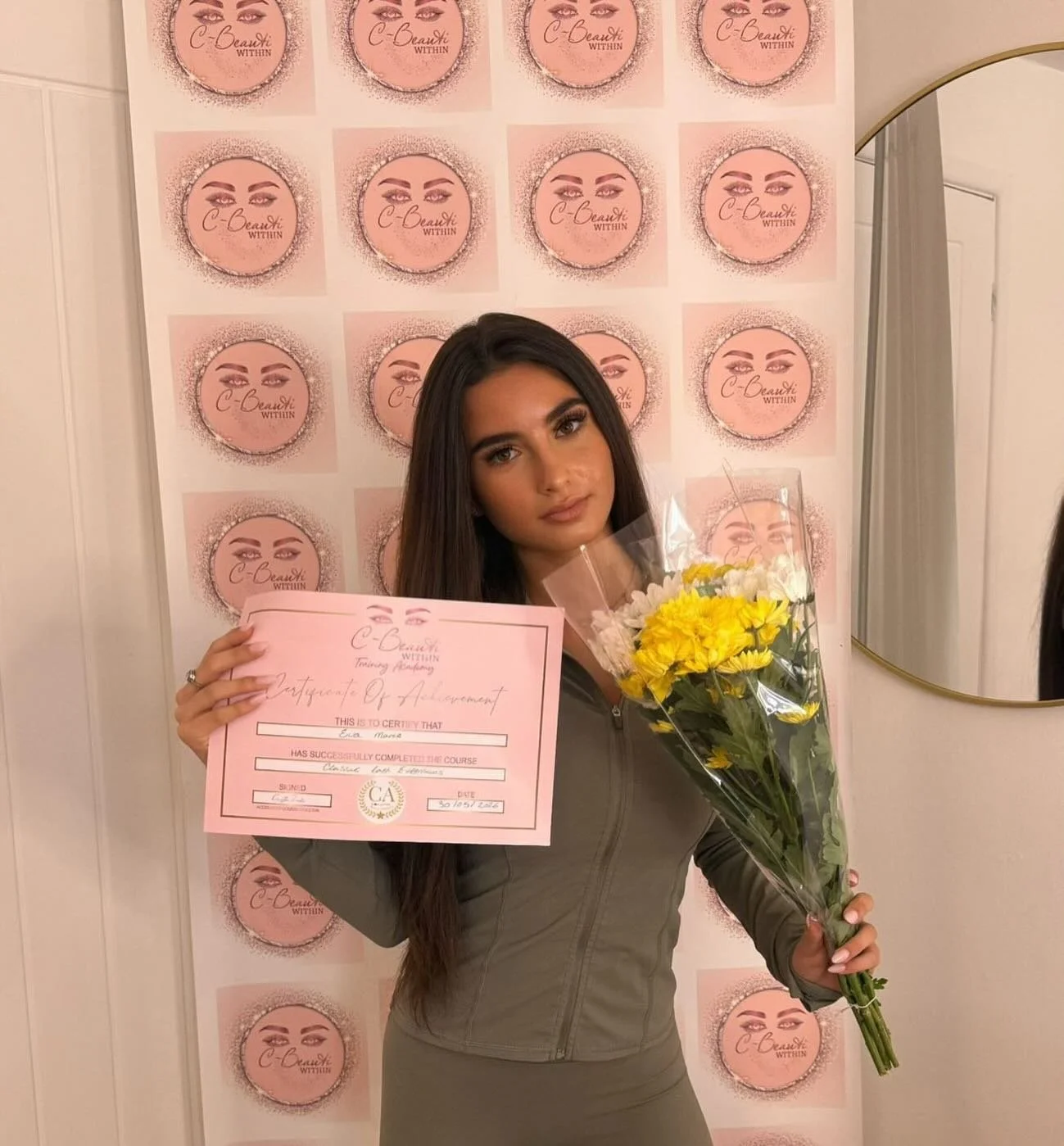 Eva trained in Classic Lash Extensions and did amazing! ✨

Eva is now officially qualified in Classic Lash Extensions, and she absolutely smashed it throughout the course!

It was such a pleasure supporting you throughout your training, and I&rsquo;m