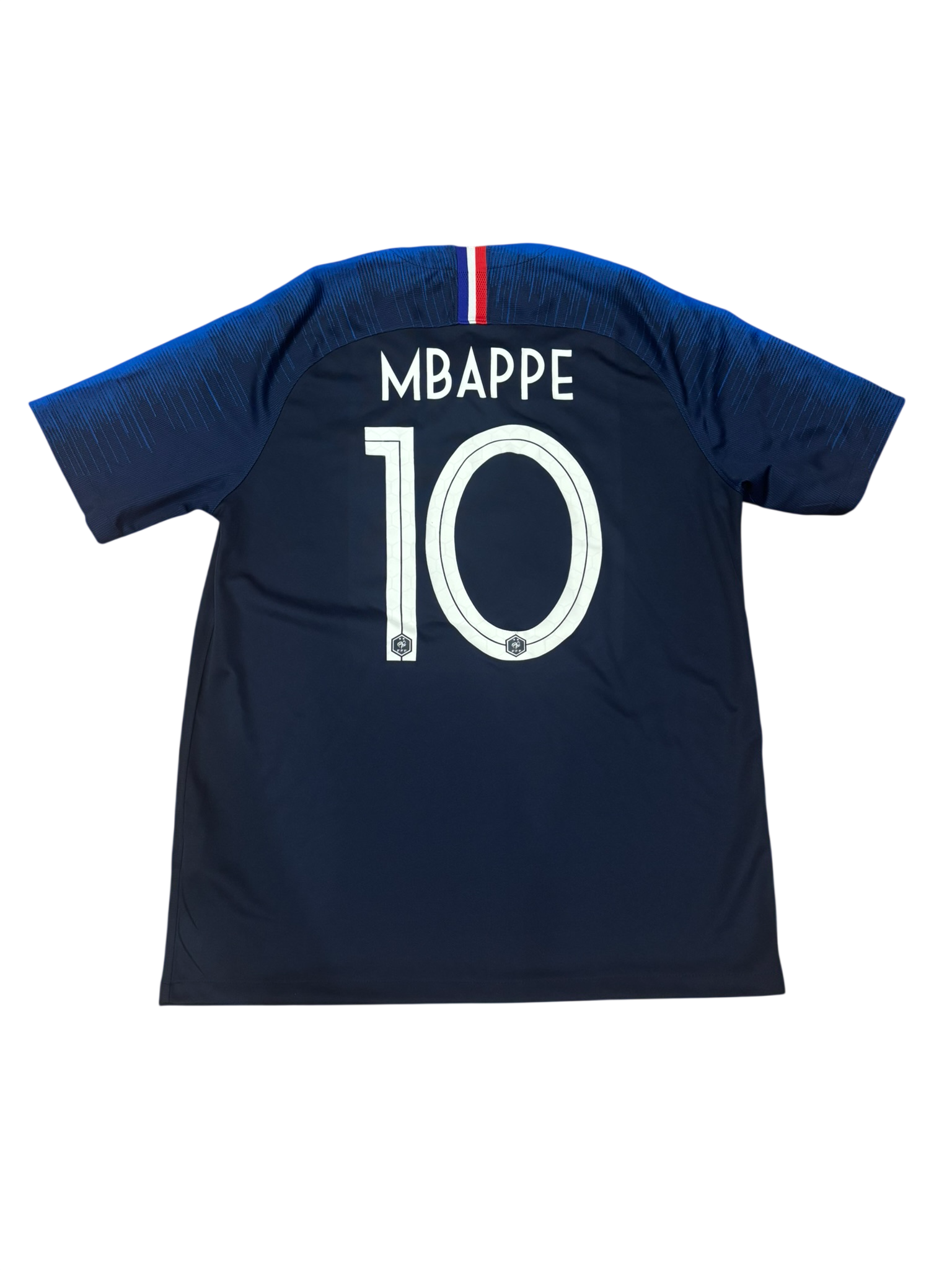 FRANCE 2018-19 HOME FOOTBALL SHIRT MBAPPE #10 - L
