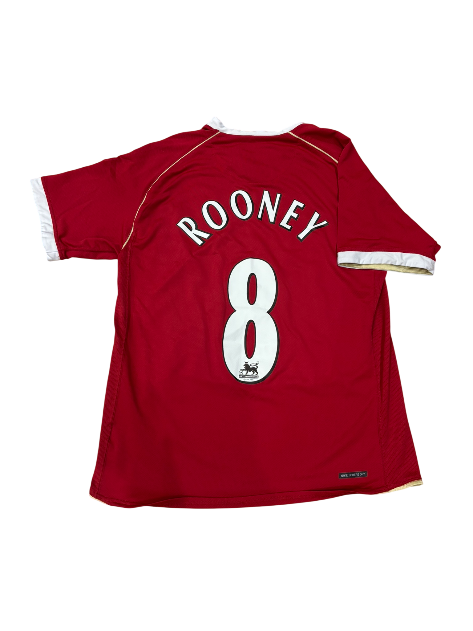 MANCHESTER UNITED 2006-07 HOME SHIRT ROONEY #8 - M