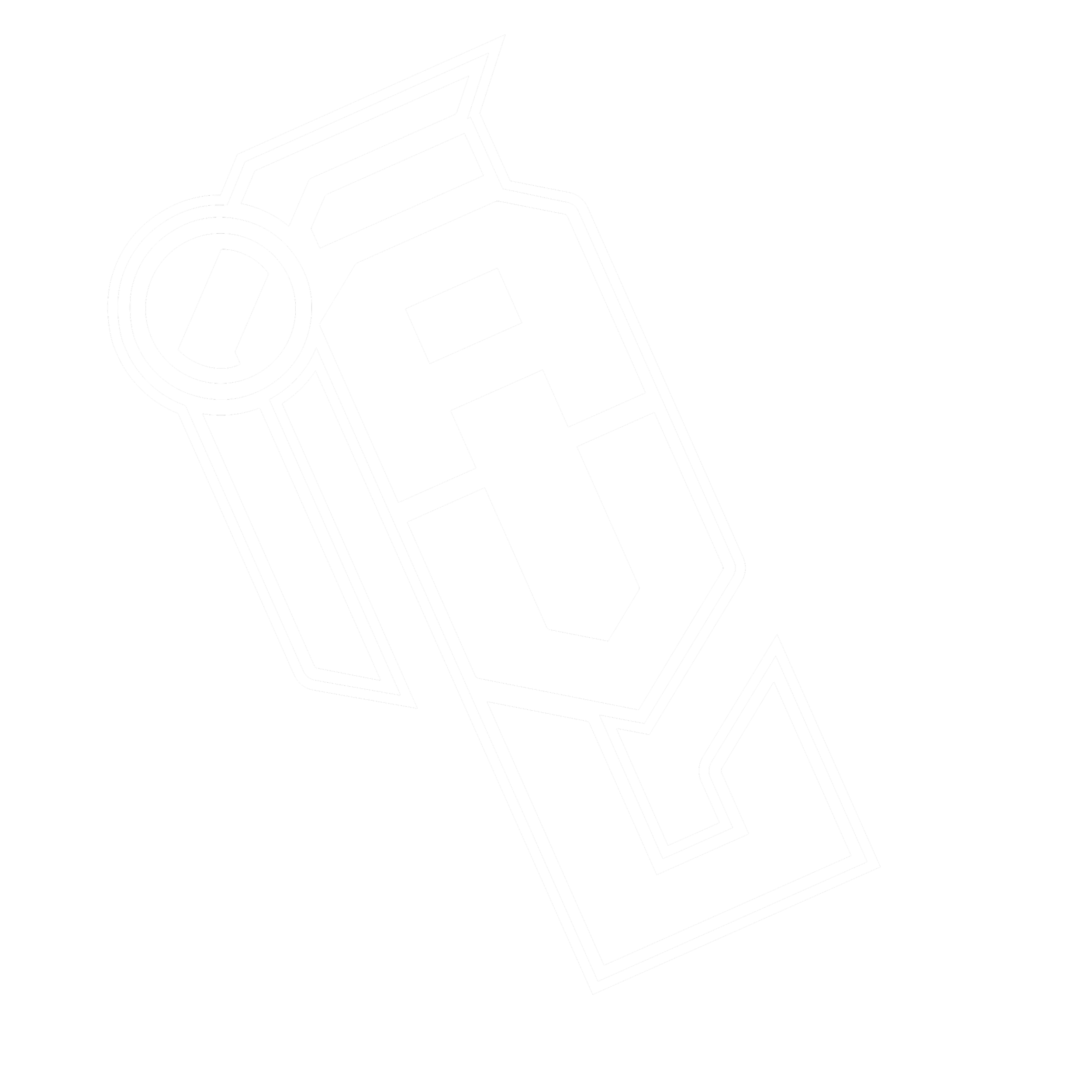 the Letters 'AVL' with purple outlines