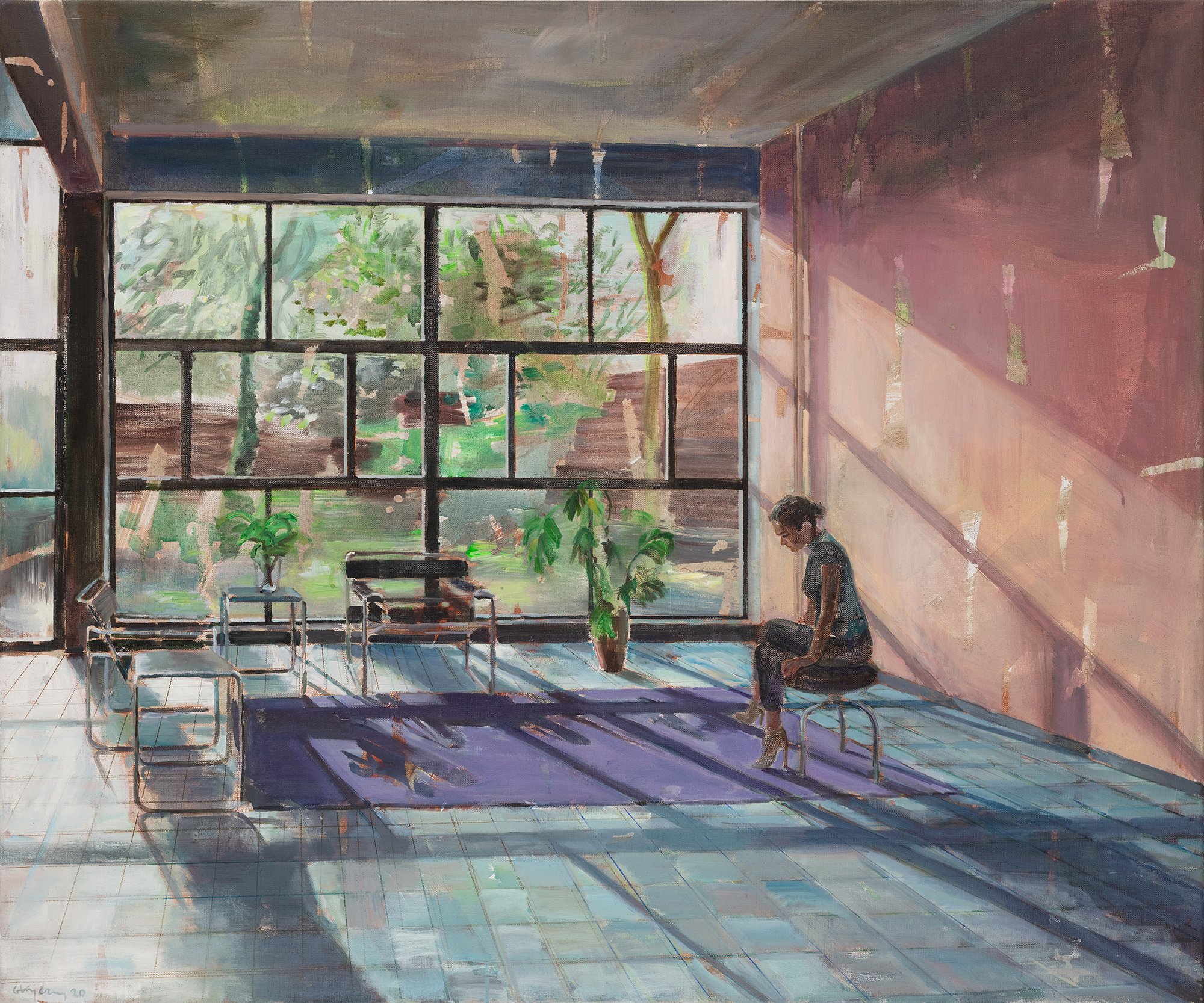 Waiting for the sun. 2020. 120x100 cm