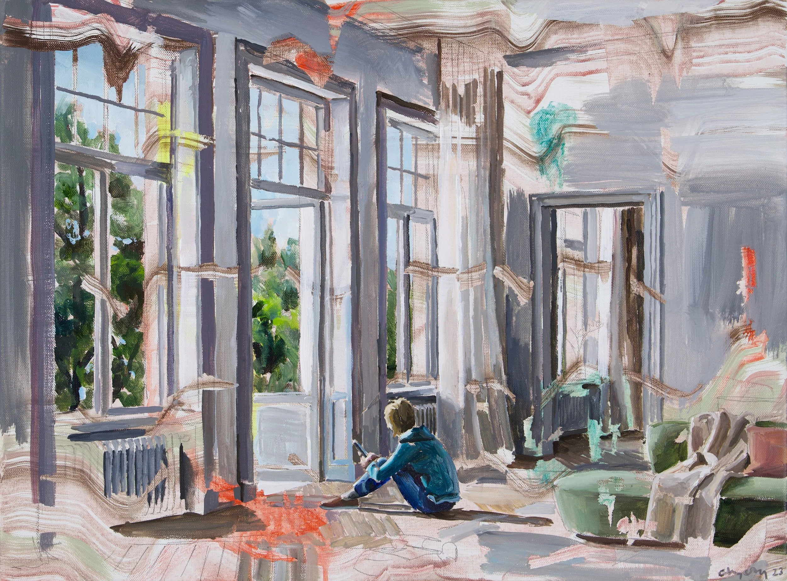 Afternoon. 2023. 61x45 cm