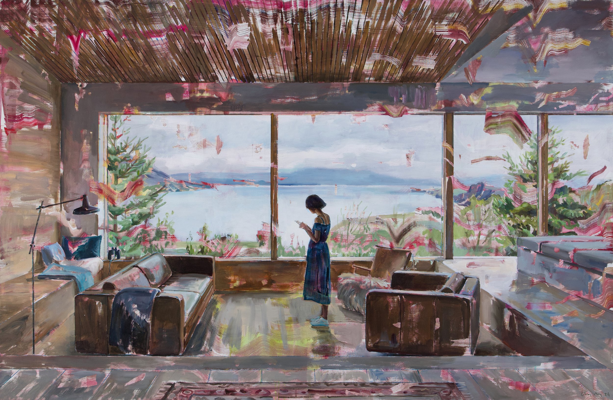 Signal. 2024. 230x150 cm
