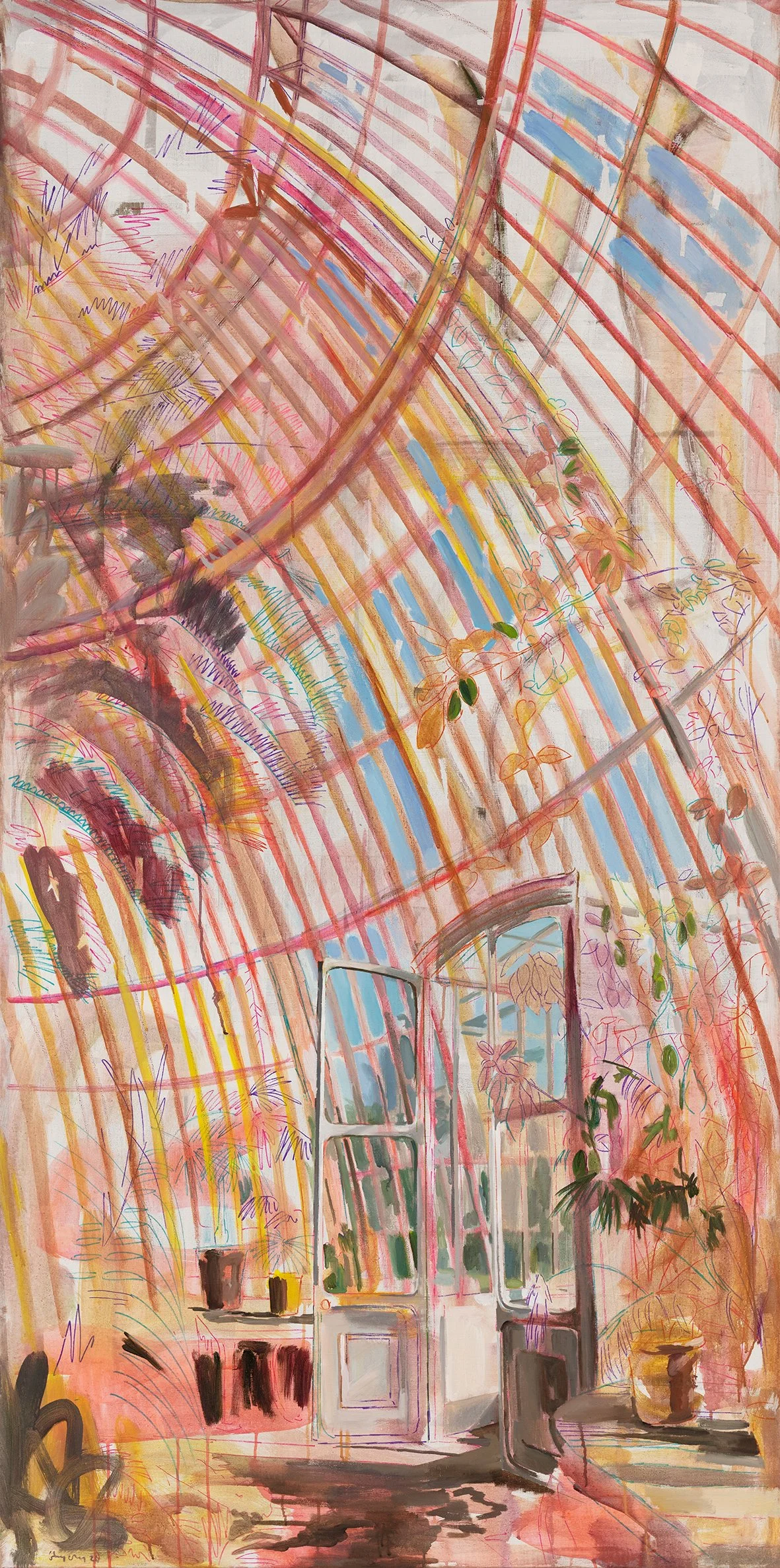 Biosphäre. 2020. 220x110 cm