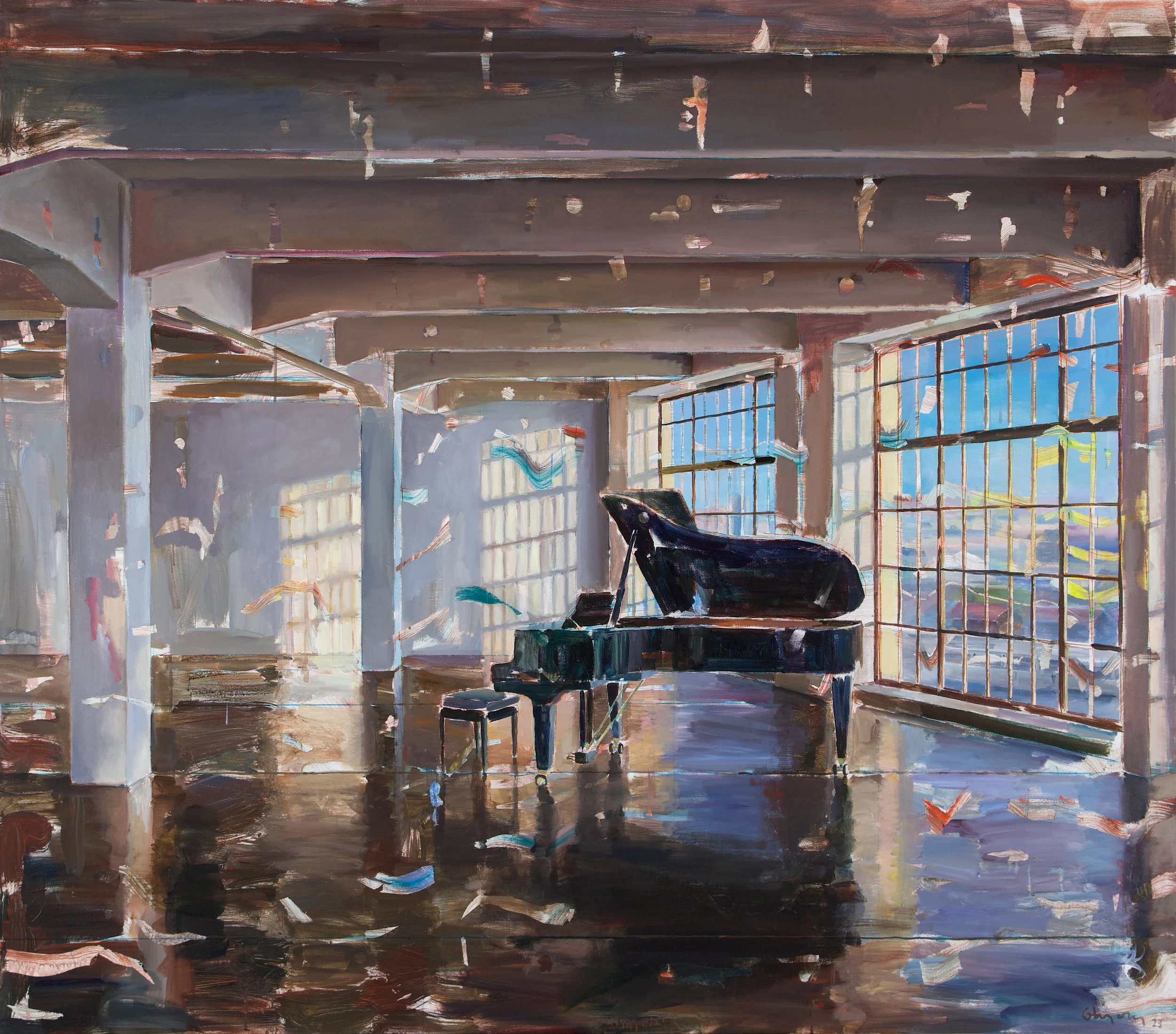 Piano loft. 2023. 160x140 cm