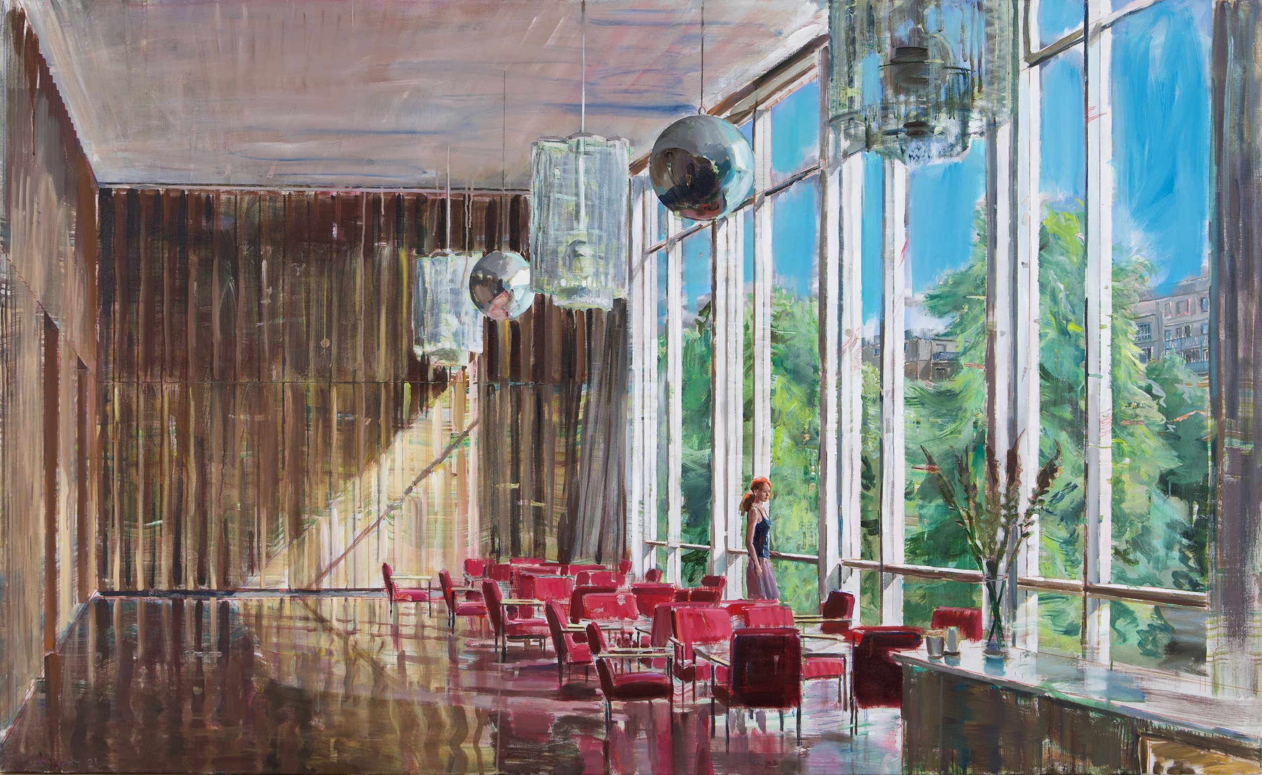 The last cinema. 2021.230x140 cm