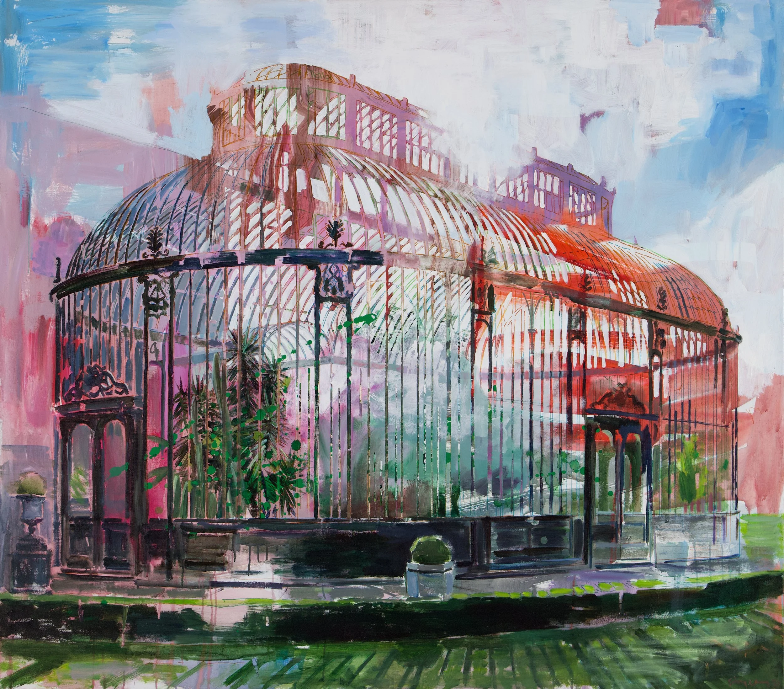 Tea House. 2021. 160x140 cm