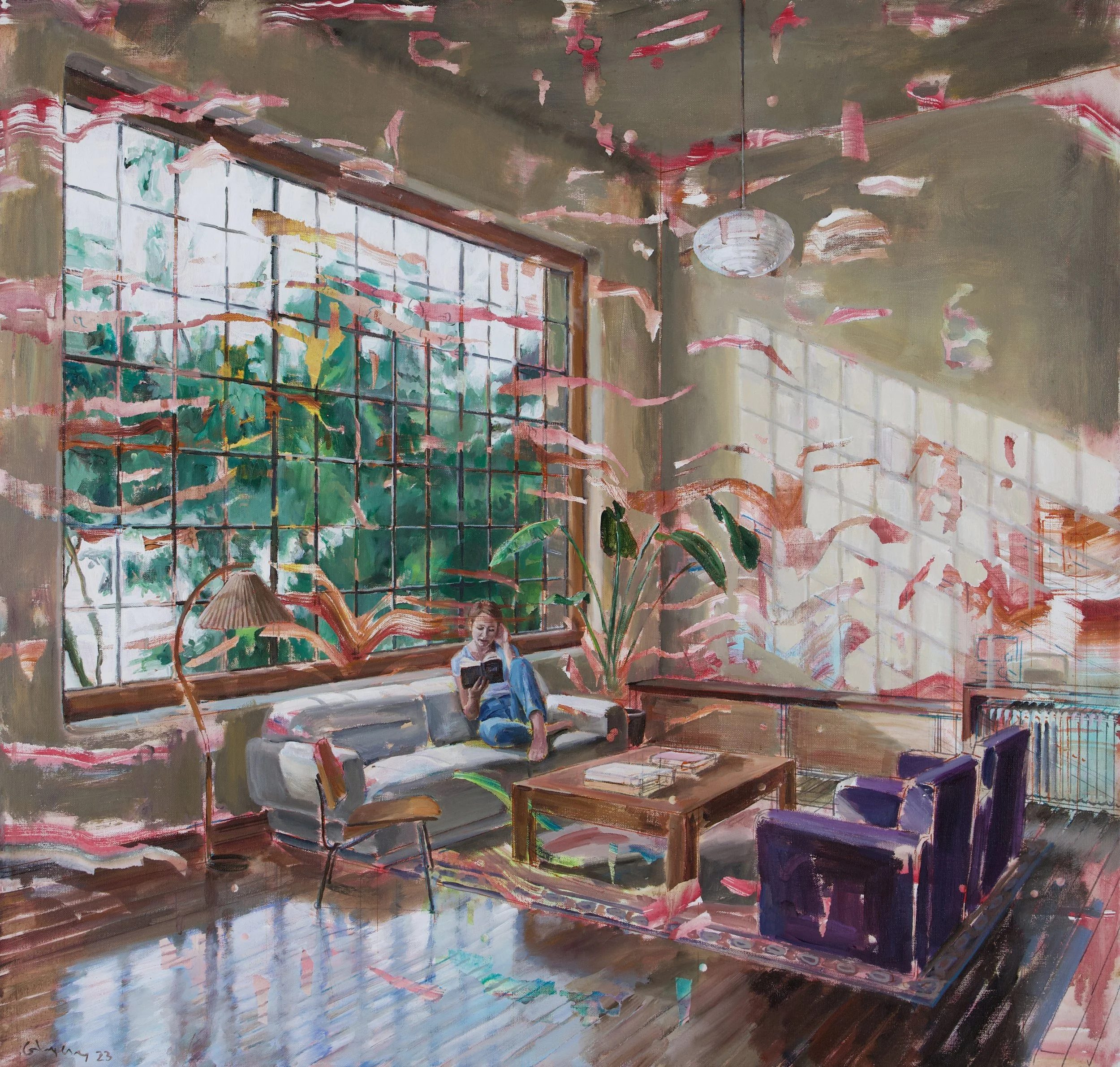 Private utopia. 2023. 105x100 cm