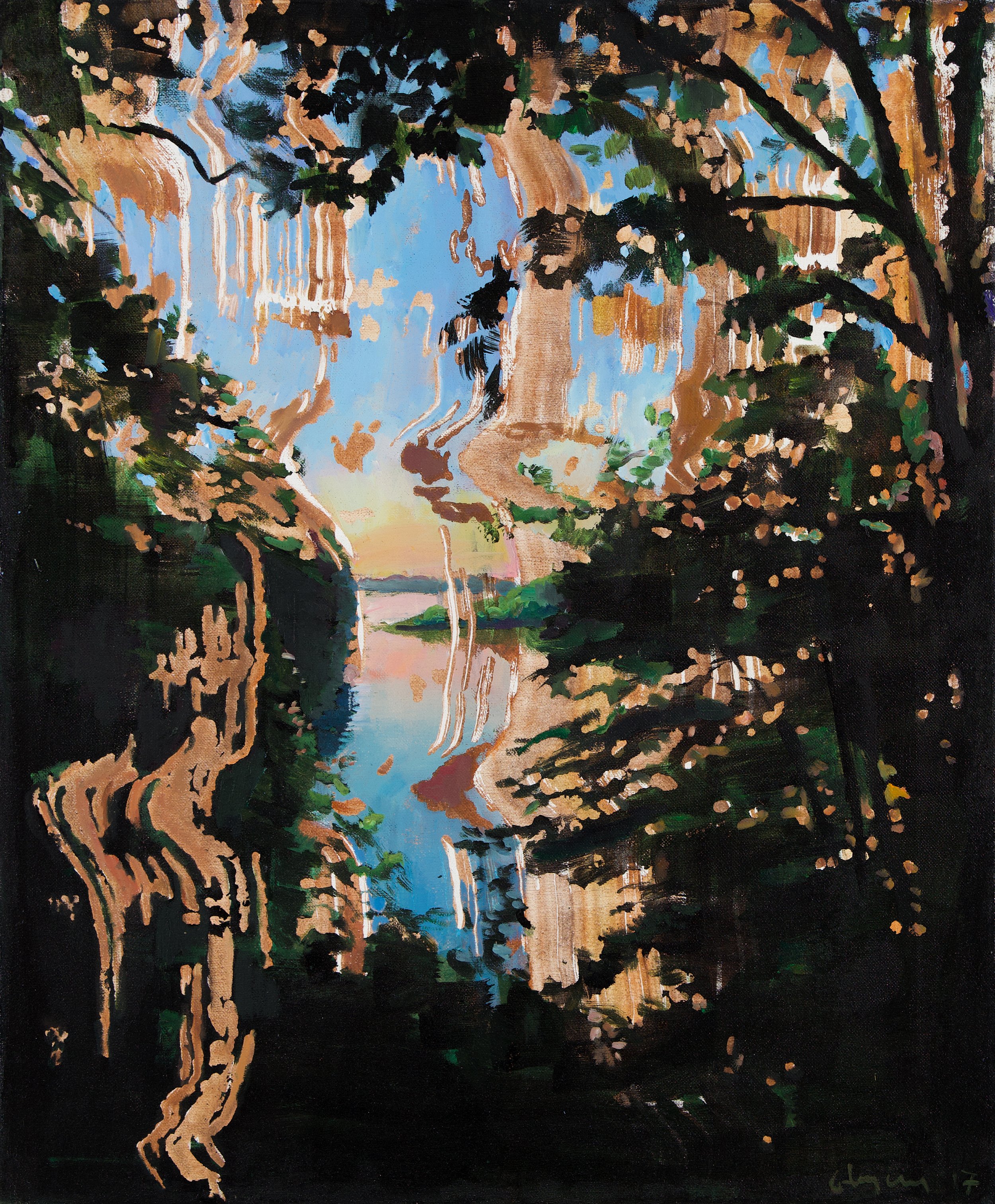 Lake. 2017. 60x50 cm