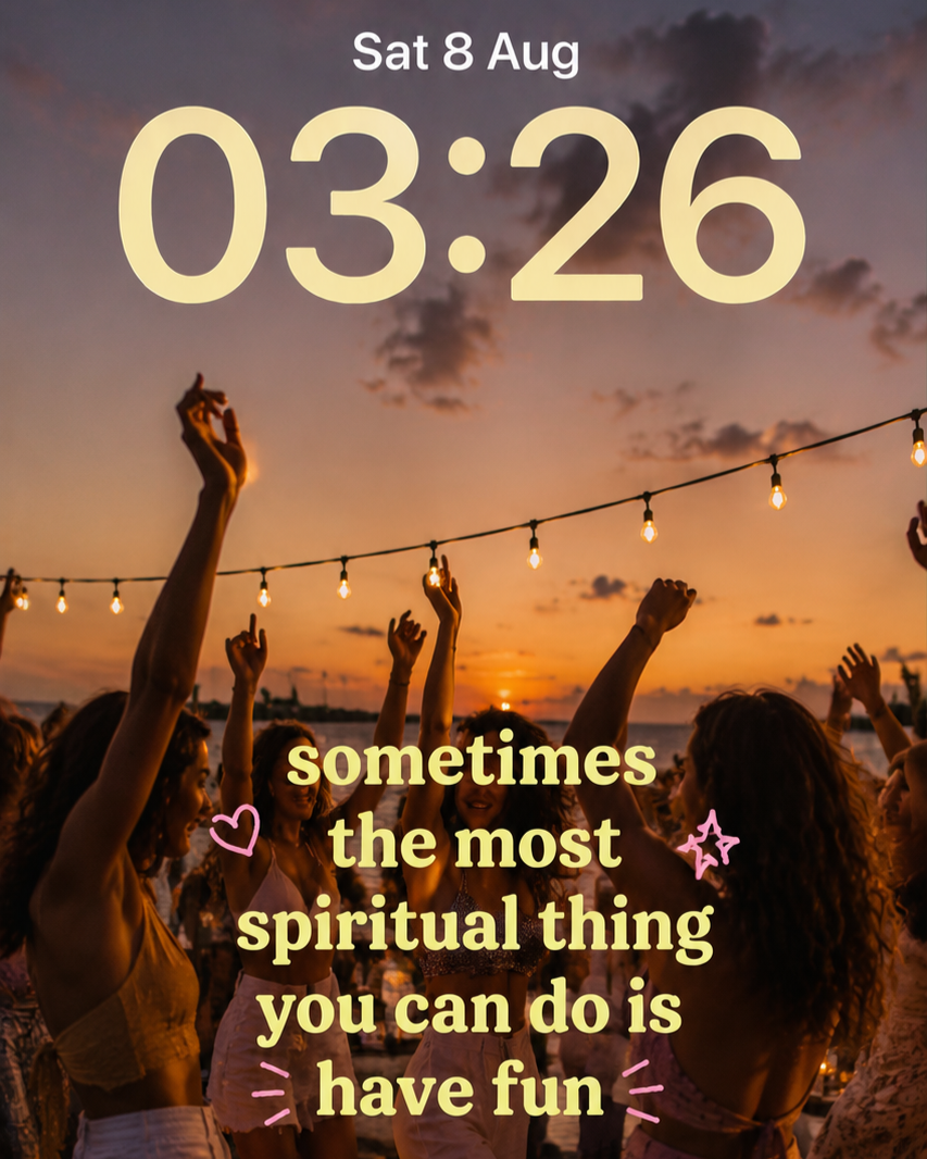 Sometimes, the Most Spiritual Thing You Can Do Is Have Fun