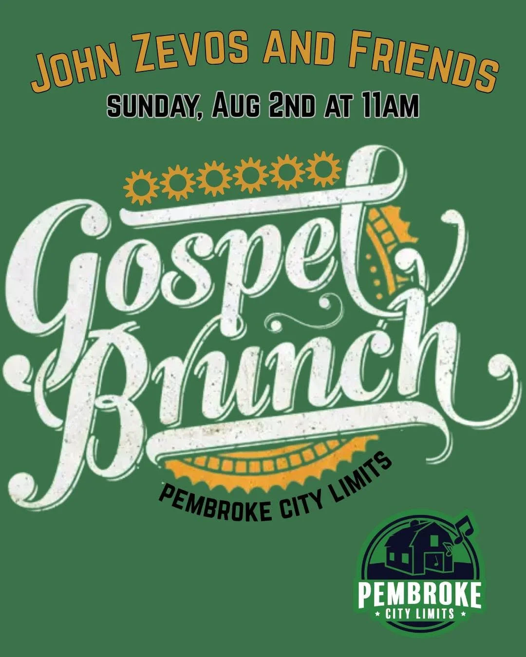 Gospel Brunch with John Zevos and Friends