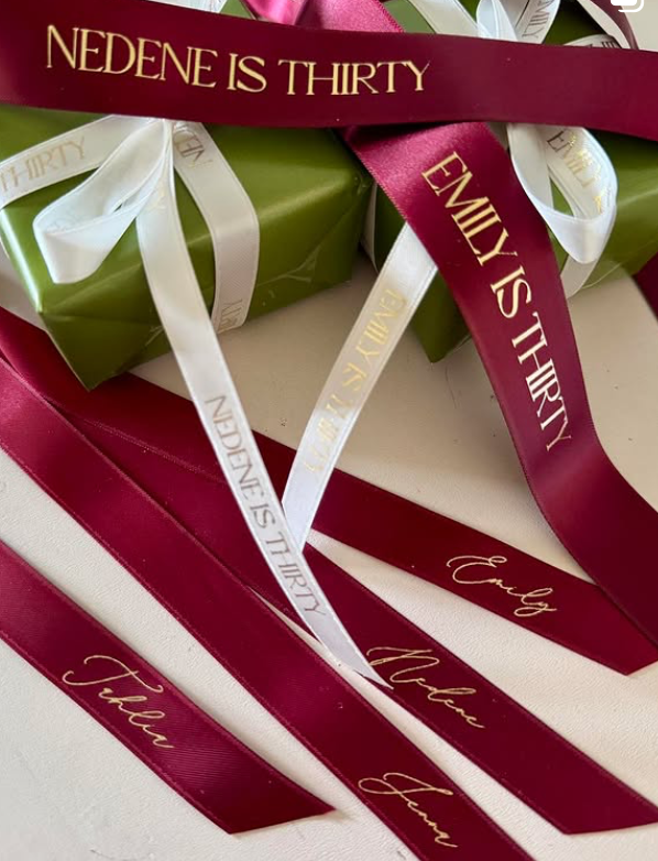 Personalised ribbons