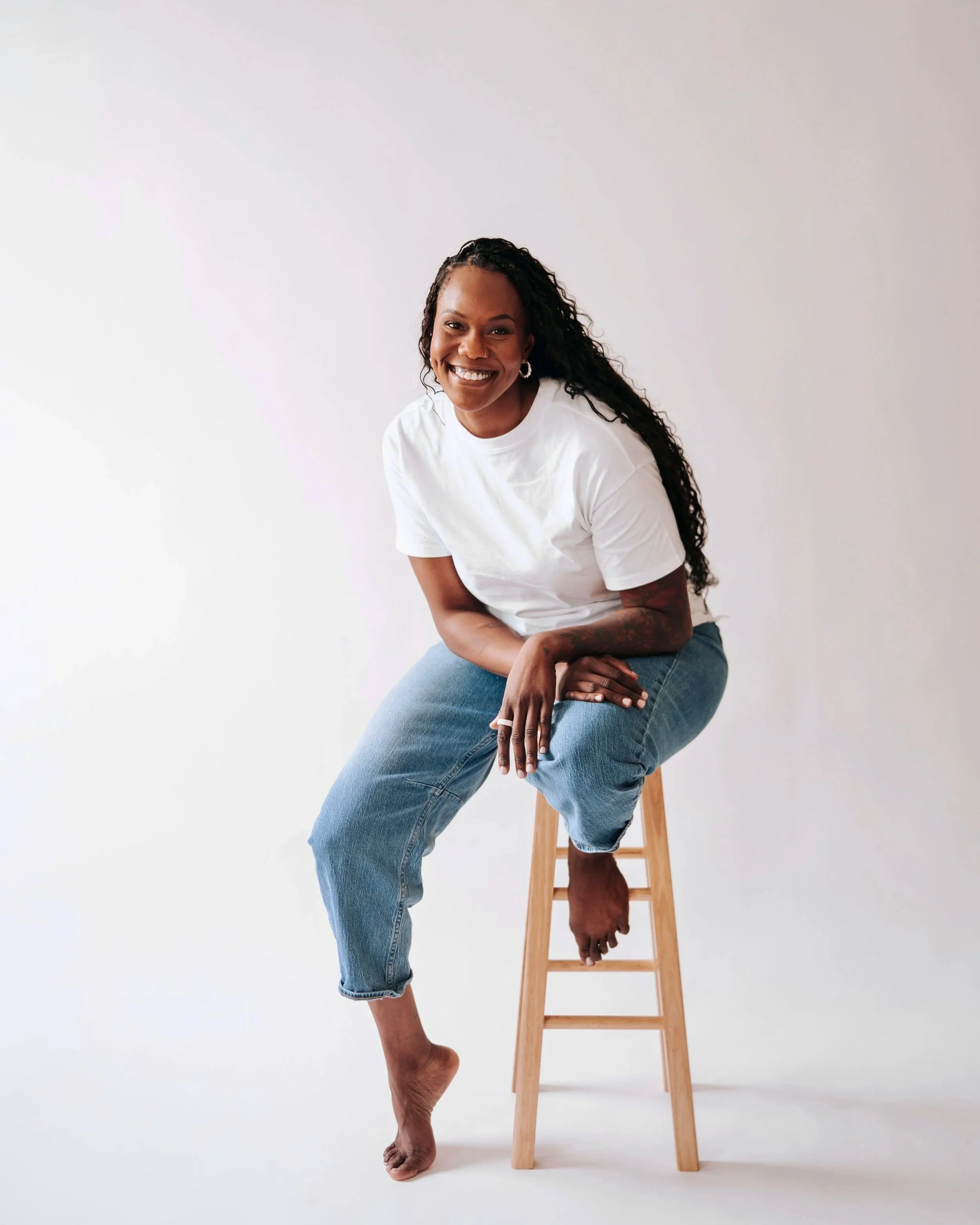 Black female therapist