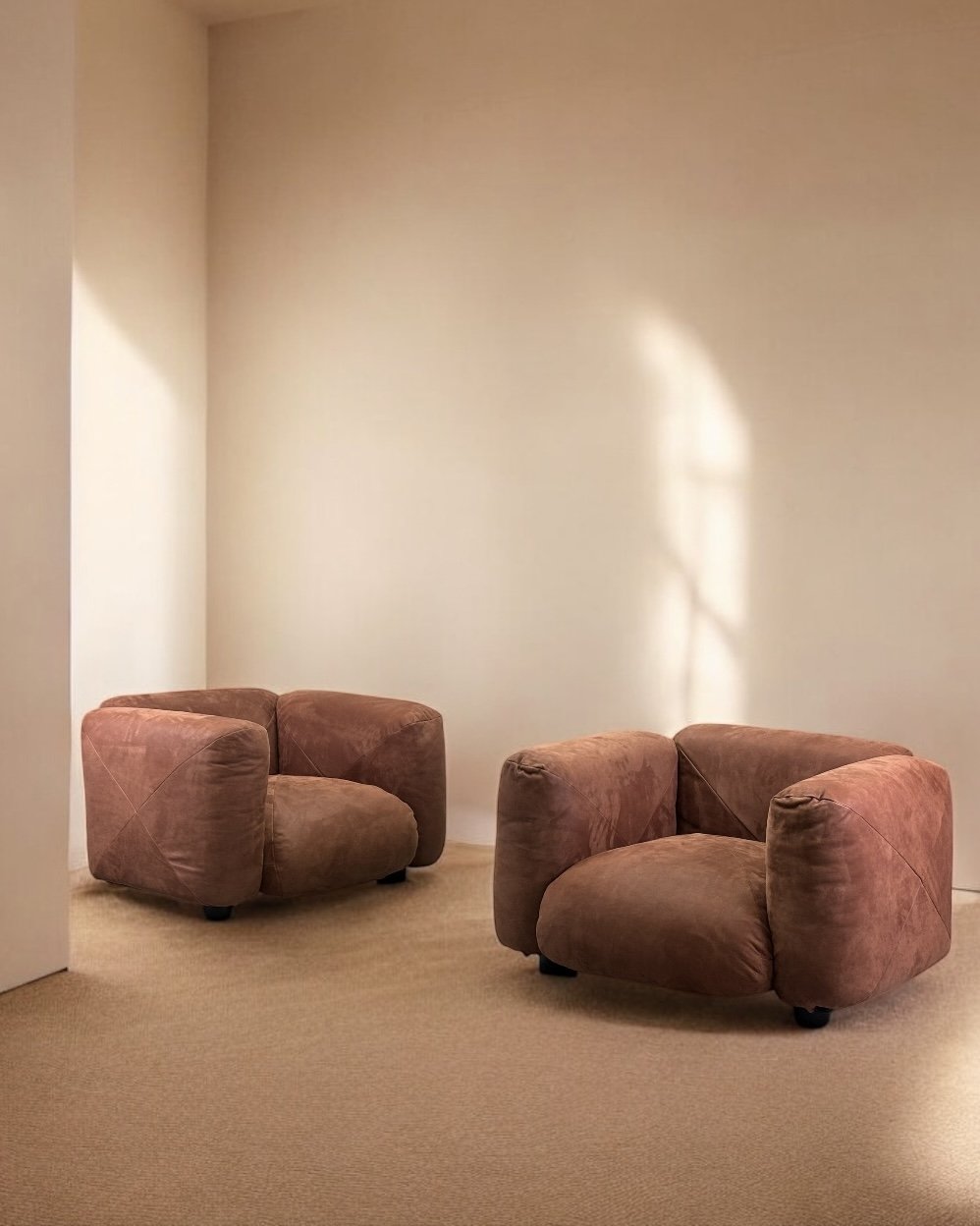 Marius Armchairs by Mario Marenco for Arflex, Italy, 1970s, Set of 2