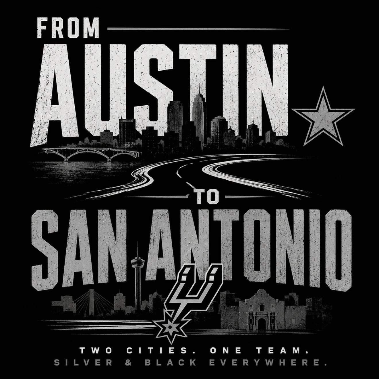 AUSTIN TO SAN ANTONIO TEE