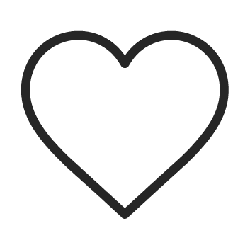 Heart representing happy dogs and happy owners