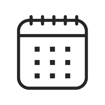 Calendar representing flexible dog daycare bookings