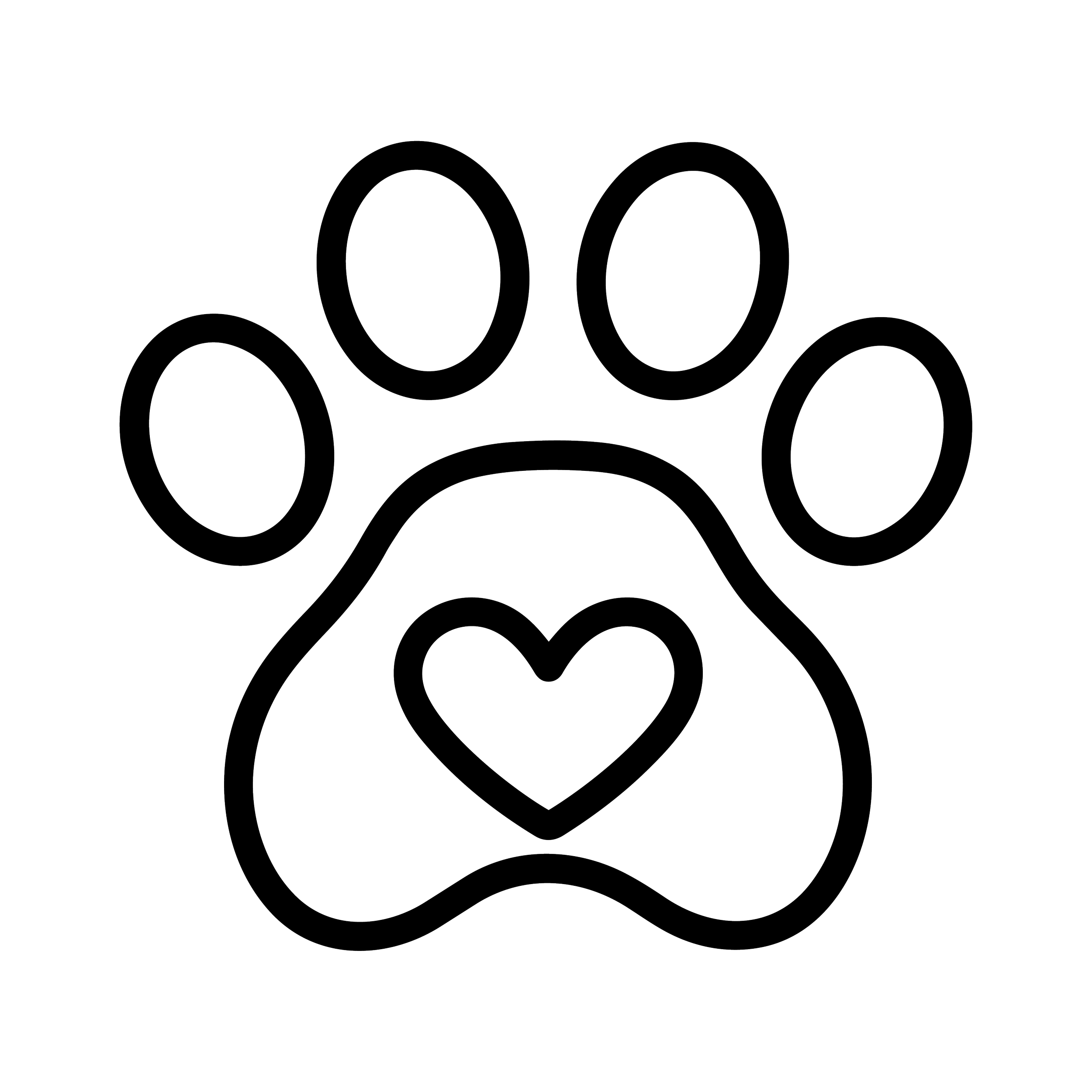 A black background with thin, white, curved lines forming overlapping circles.