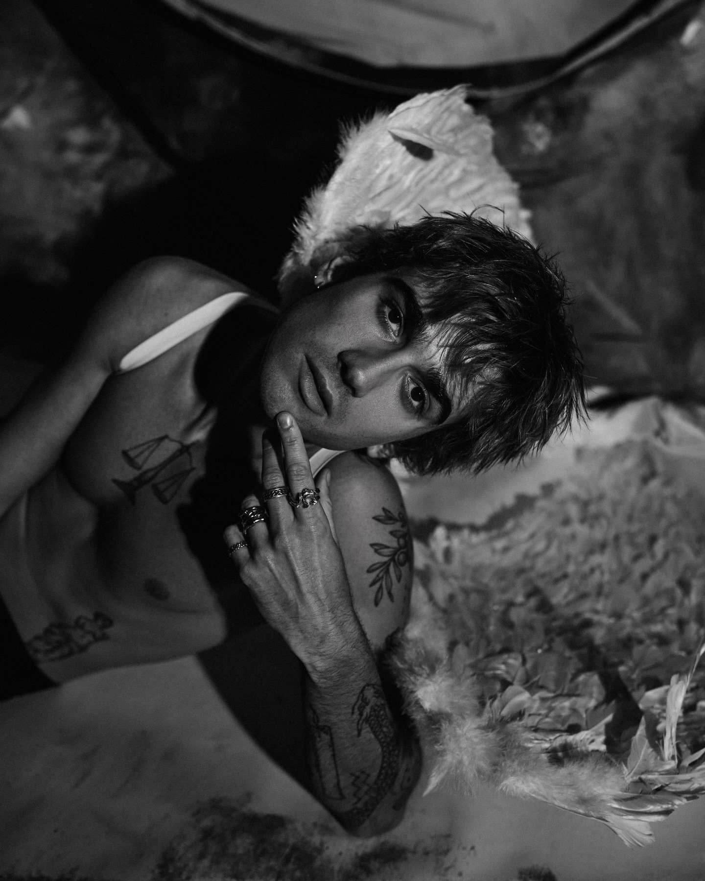 angel boy
Photographer: @thyiafechter 
Model: @borishr1vn4k 
Designer: @patrikhaaz &amp; @erik.szaboo 
Studio: @modernartiststudio