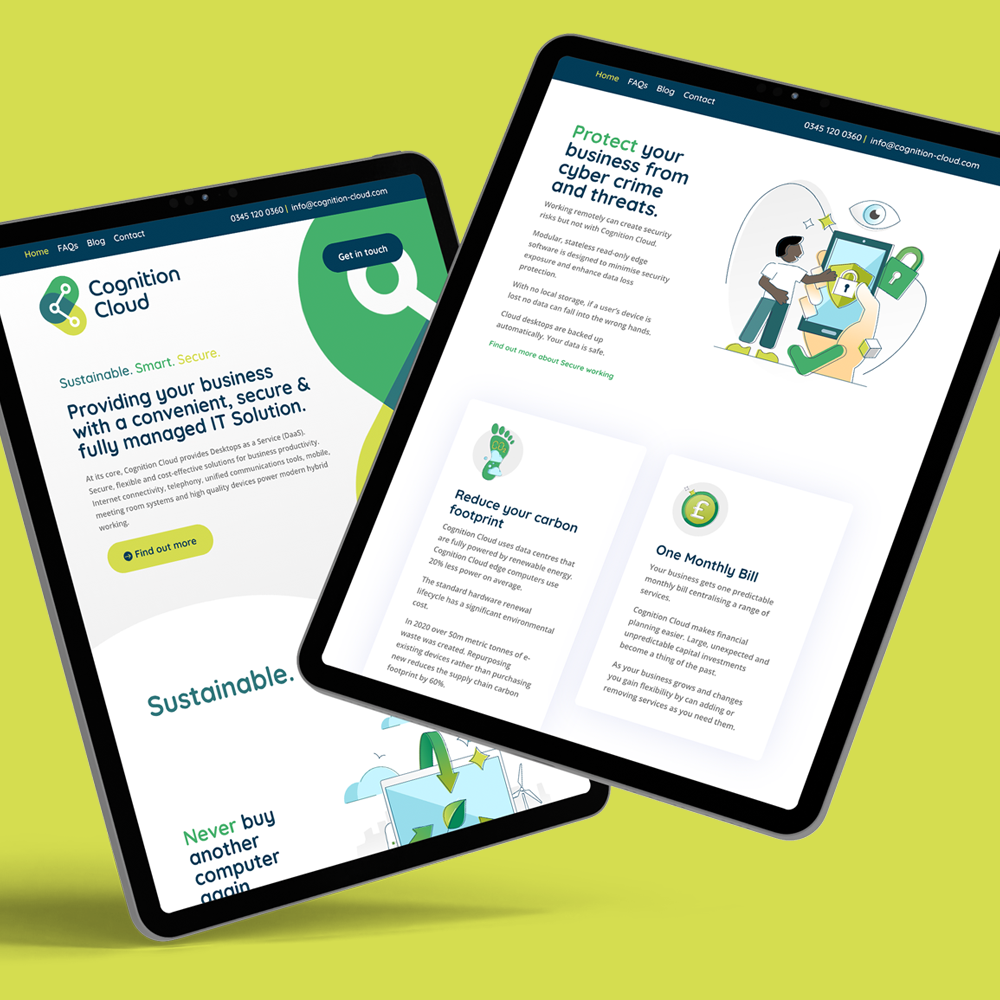 Cognition Cloud website design case study shown on iPad.png