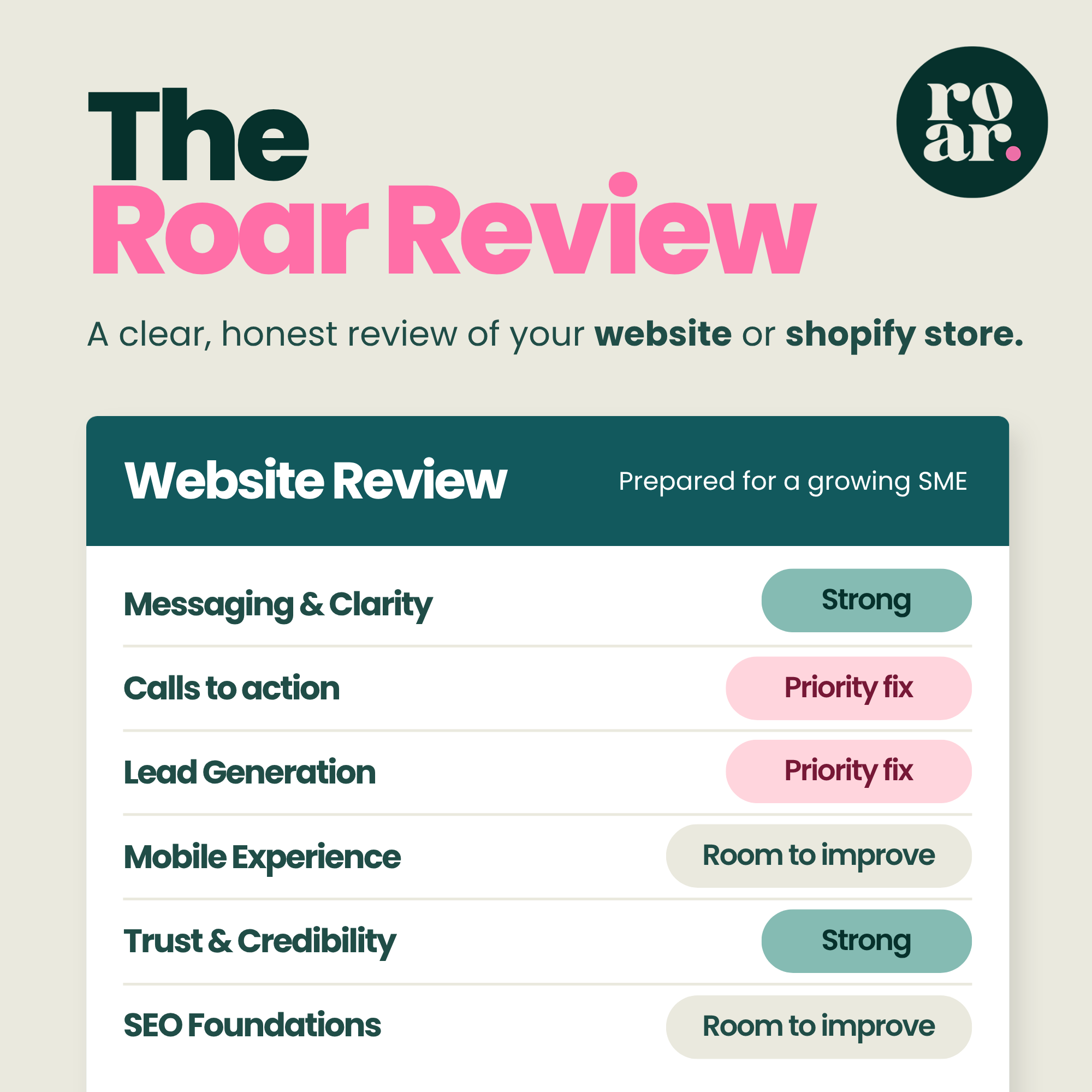 Be More Roar - The Roar Review Website or Shopify Review_1.png
