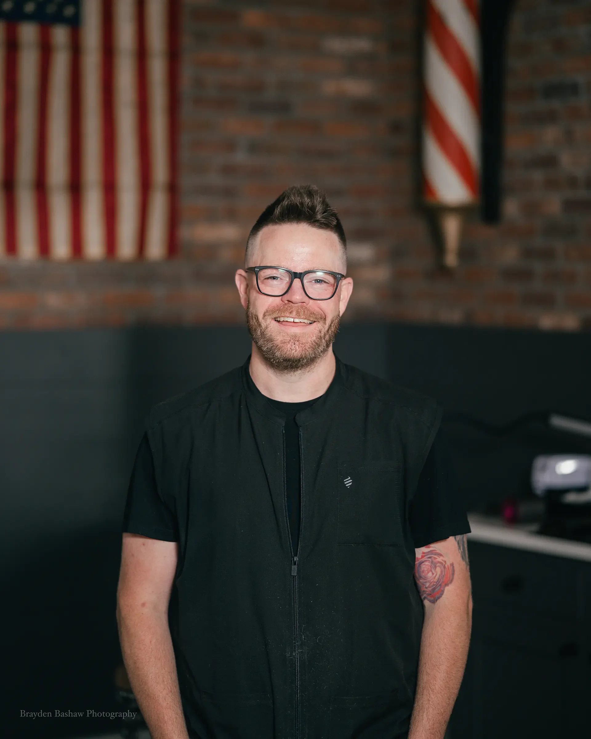 Team member at Mama's Boys Barbershop