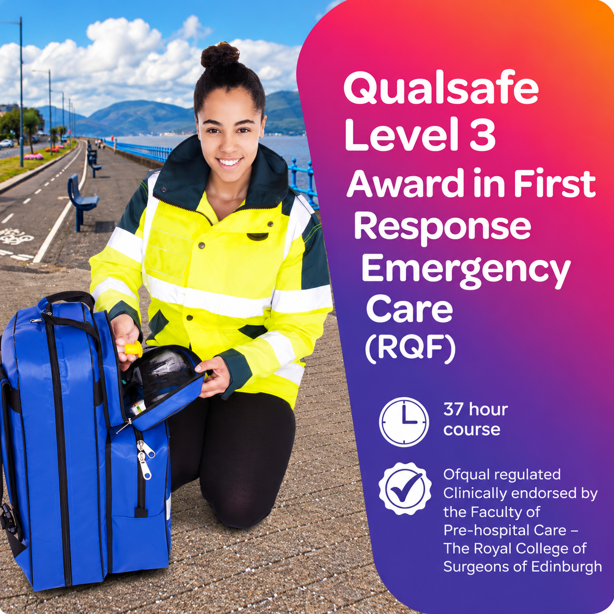 Qualsafe Level 3 First Responder Emergency Care (FREC3 - 5 Day course) Monday - Friday
