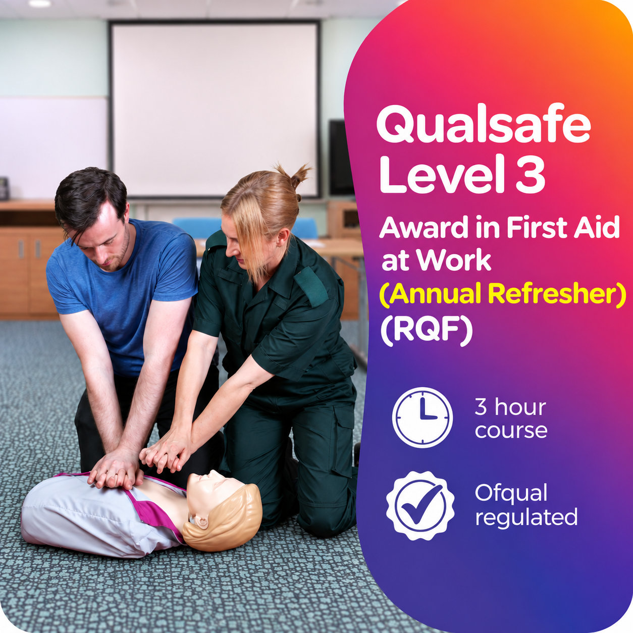 Level 3 Award in First Aid at Work  (Annual Refresher) 