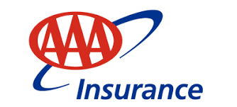 AAA Insurance logo with red AAA emblem and blue swoosh