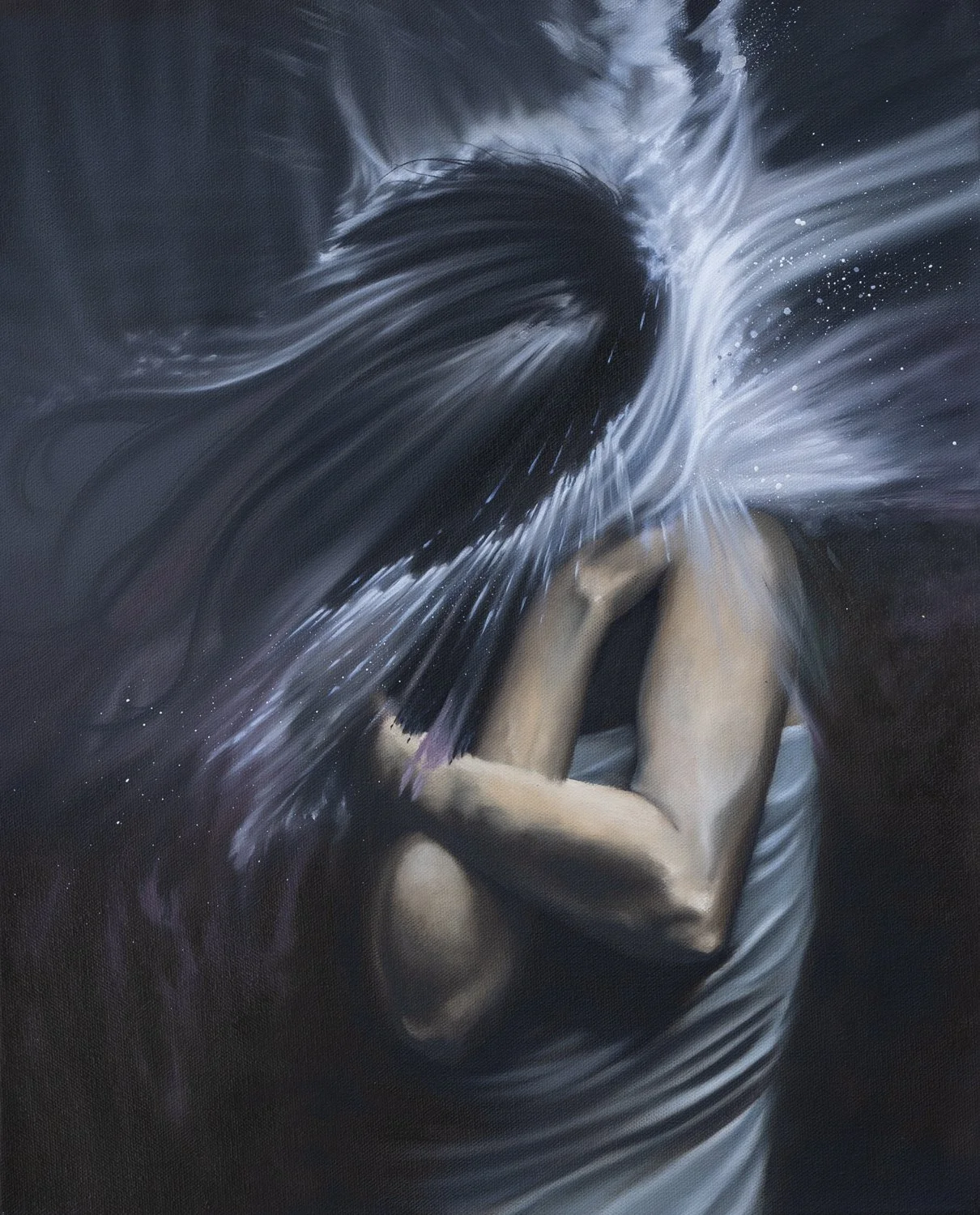 Fury - oil on canvas - 16 x 20 - $1200
