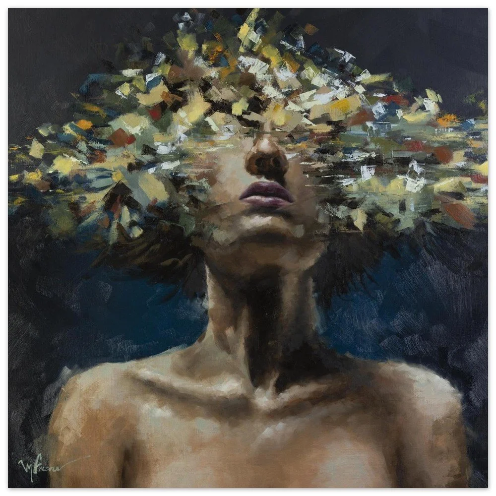 The Space Above Thought - 24 x 24 - oil on linen 