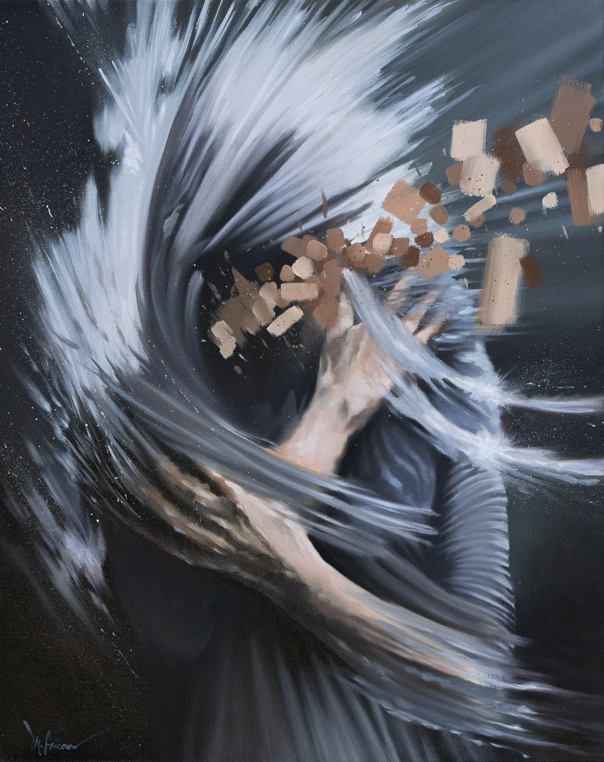 Velocity - 16 x 20 - oil on canvas - $800