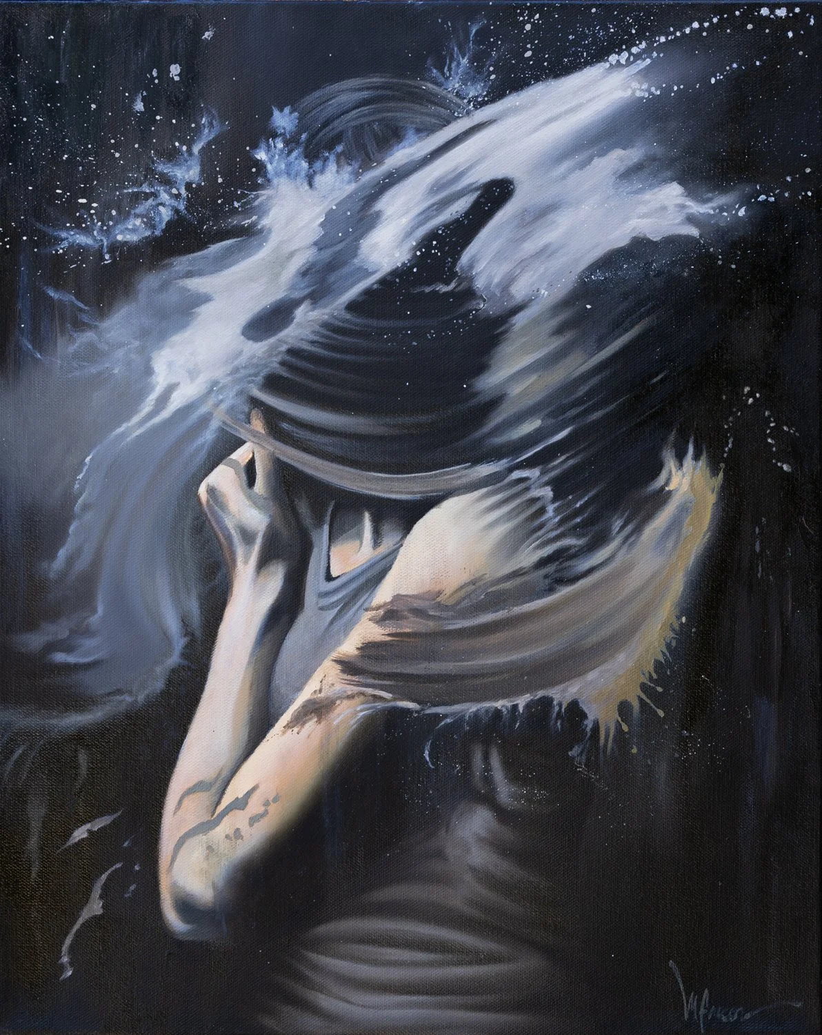 Filage - 16 x 20 - oil on canvas