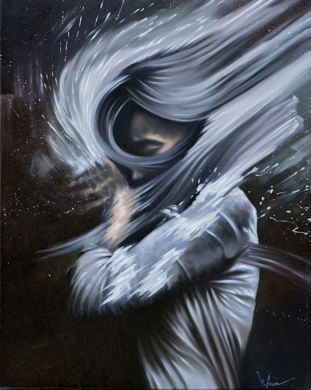 Filage - 16 x 20 - oil on canvas